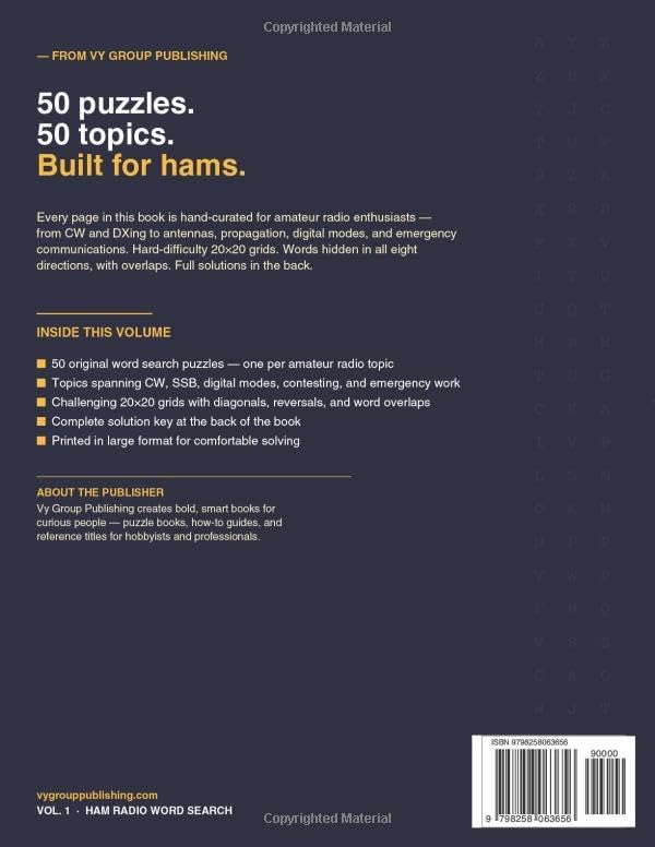 Ham Radio - Word Search by Vy Group Publishing