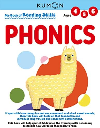 Kumon My Book of Reading Skills: Phonics (Reading Skills), Ages 4-6, 96 pages (My Book of Reading Skills) by Kumon Publishing
