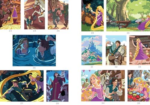 Coloriages mystères spécial film - Raiponce: Colorie les chiffres et découvre l'image by William Bal
