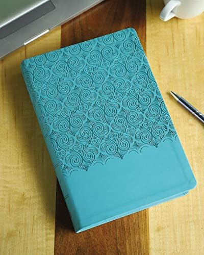 NIV, Super Giant Print Reference Bible (Font Size: 16.5-point), Leathersoft, Teal, Red Letter, Comfort Print by Zondervan