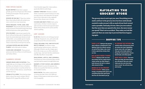The 5-Ingredient Cookbook for Men: 115 Recipes for Men with Big Appetites and Little Time by Benjamin Kelly