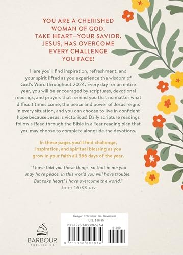 Daily Wisdom for Women Devotional Collection 2024 by Barbour Publishing
