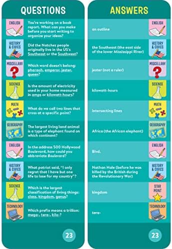 Brain Quest 5th Grade Smart Cards Revised 5th Edition (Brain Quest Smart Cards) by Workman Publishing