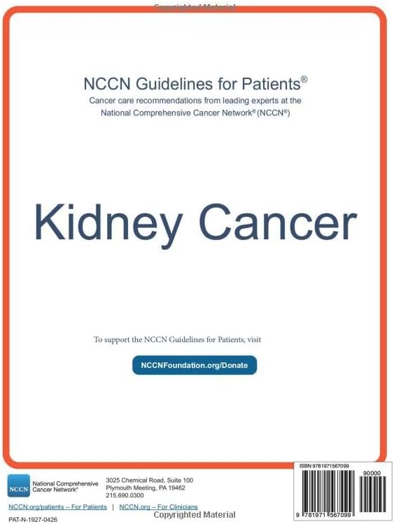NCCN Guidelines for Patients® Kidney Cancer by National Comprehensive Cancer Network® (NCCN®)