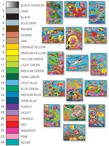 Creative Haven Sea Life Color by Number Coloring Book (Adult Coloring Books: Sea Life) by George Toufexis