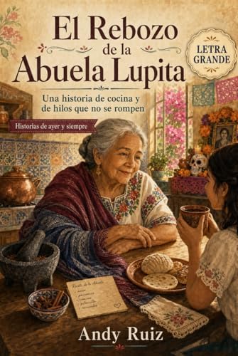 El Rebozo de la Abuela Lupita: Una historia de de seis generaciones | Edición en letra grande para mayores | Novela tierna con recetas auténticas (Historias en Letra Grande) (Spanish Edition) by Dr. Andy Ruiz