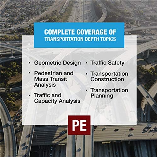 PPI Transportation Depth Reference Manual for the PE Civil Exam, 3rd Edition – A Complete Reference Manual for the NCEES PE Civil Transportation Exam by Norman R. Voigt PE PLS