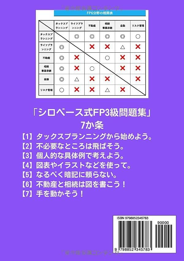 【2023-2024年版】FP3級 図解でわかる独学問題集（実技） シロベース式: 実技編 (FP問題集) (Japanese Edition) by ケンタ