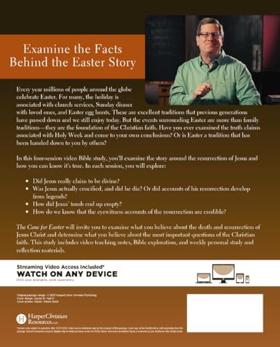 The Case for Easter Bible Study Guide + Streaming Video, Updated Edition: Evidence for the Resurrection of Jesus by Lee Strobel