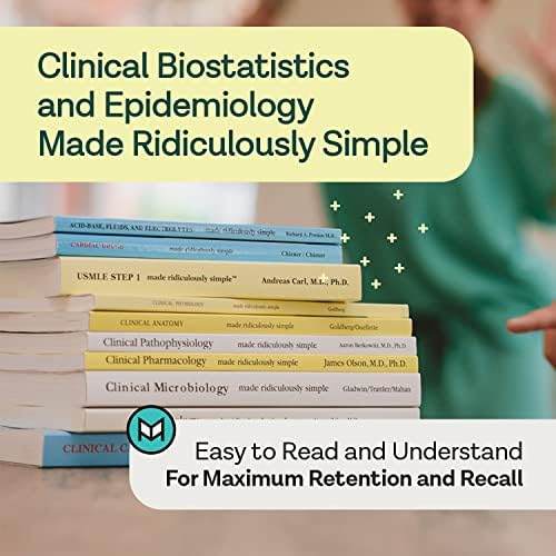 Clinical Biostatistics and Epidemiology Made Ridiculously Simple: An Incredibly Easy Way to Learn for Medical, Nursing, PA Students, And Other Healthcare Professionals (MedMaster Medical Books) by Ann Weaver Ph.D.