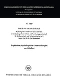 Ergebnisse psychologischer Untersuchungen am Unfallort (Forschungsberichte des Landes Nordrhein-Westfalen, 1087) (German Edition) by Udo Undeutsch