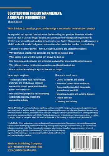 Construction Project Management: A Complete Introduction by Alison Dykstra