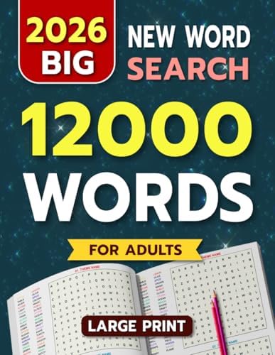 Big Word Search for Adults (Large Print): 240 Themed Puzzles with 12,000 Words by SEEK AND SOLVE STUDIOS