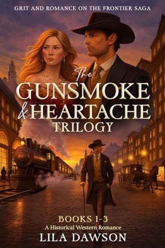 The Gunsmoke & Heartache Trilogy: A Historical Western Romance: Books 1-3 (Grit and Romance on the Frontier Saga) by Lila Dawson