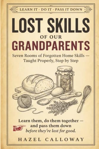 Lost Skills of Our Grandparents: The Handbook of Forgotten Skills to Learn, Do, and Pass Down Together, a Warm Back to Basics Guide to Traditional Self-Sufficiency and Old-Fashioned Independence by Hazel Calloway