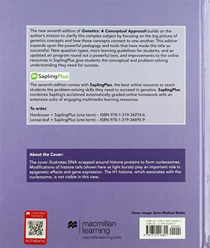 Genetics: A Conceptual Approach by Benjamin Pierce