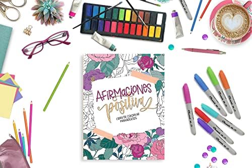 Afirmaciones positivas - Libro de colorear para adultos (Spanish Edition) by June & Lucy