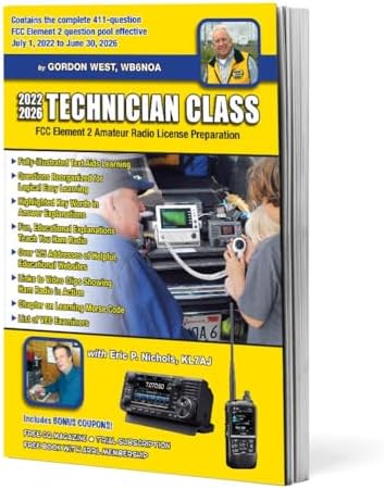 Gordon West Technician Class FCC Element 2 Amateur Radio License Preparation 10th Edition 2022-2026 by ARRL Inc.