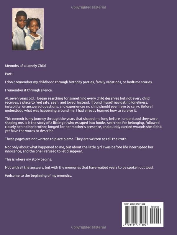 Memoirs Of A Lonely Child: The Age Of Innocence by Takia Priester
