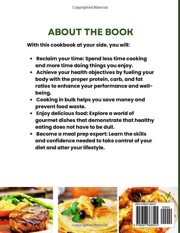 THE ULTIMATE MACRO MEAL PREP COOKBOOK: A 28-Day Meal Plan and Easy Recipes to Balance Your Macros and Achieve Your Goals. by CHRISTIANA WHITE