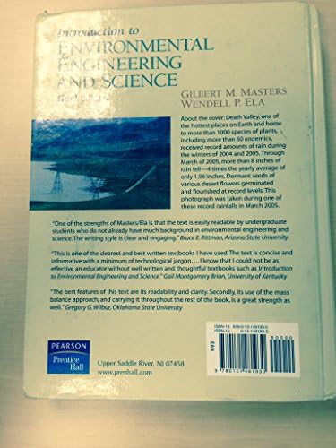 Introduction to Environmental Engineering and Science by Gilbert Masters