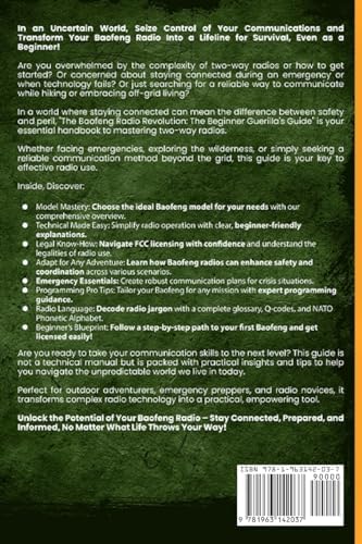The Baofeng Radio Revolution: The Beginner Guerrilla’s Guide to Break Through the Complexity, Secure Communications, and Prepare for Disaster With Prepper Tactics (Ham Radio License Study Guides) by Morse Code Publishing