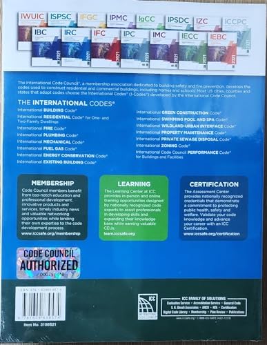 2021 International Residential Code (International Code Council Series) by International Code Council