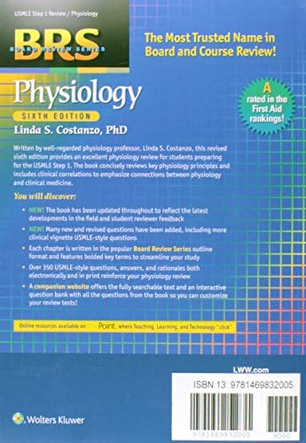 BRS Physiology (Board Review Series) by Format: Paperback