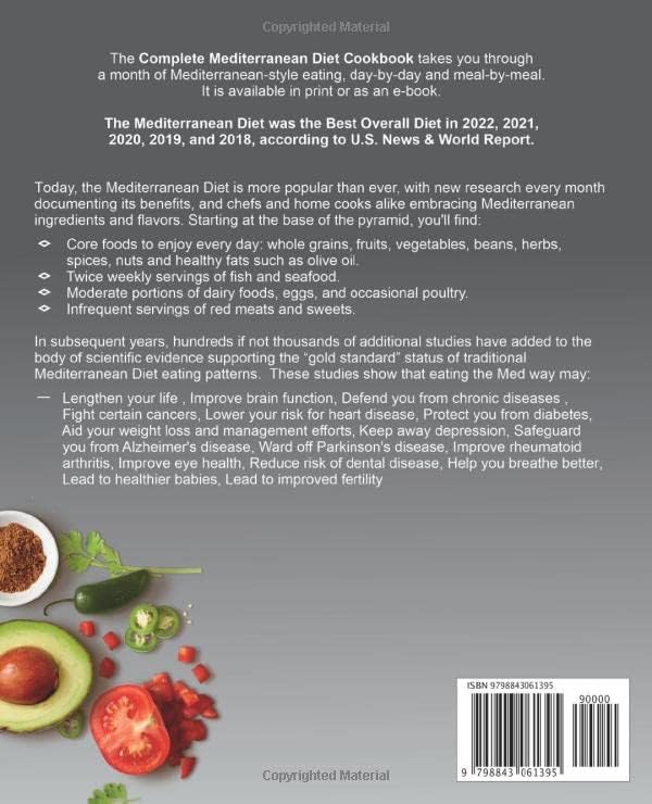 A Complete Mediterranean Diet Cookbook: Easy and Healthy Mediterranean Diet Recipes. 14-Day Meal Plan for Beginners by Camila Davis