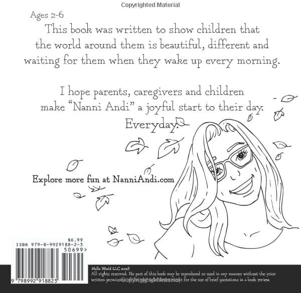 Greeting the Day with Nanni Andi: A Companion Coloring & Activity Book for Ages 2-6 by Andrea Goldner