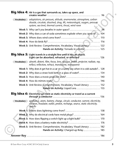 Evan-Moor Daily Science, Grade 3 Homeschooling and Classroom Resource Workbook, Printable Worksheets, Teaching Edition, Earth, Life, and Physical Science, Vocabulary, Test Prep, Hands-On Projects by Evan-Moor Educational Publishers
