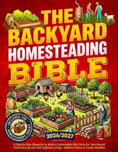The Backyard Homesteading Bible: A Step-by-Step Blueprint to Build a Sustainable Mini Farm for Year-Round Food Security and Self-Sufficient Living—Without Stress or Costly Mistakes by Sylvie Fairmont