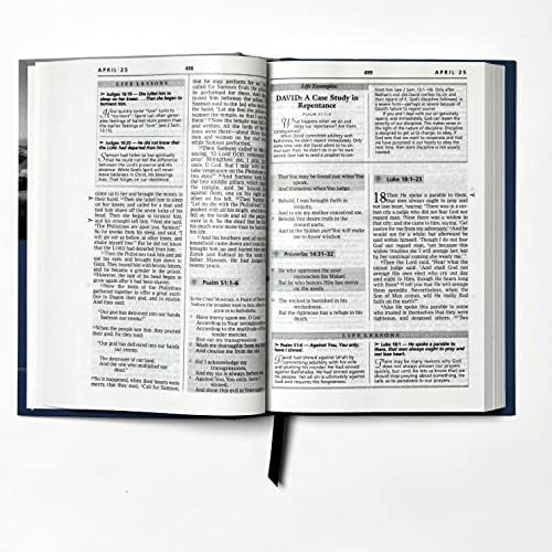 NKJV, Charles F. Stanley Life Principles Daily Bible, Paperback: Holy Bible, New King James Version by Thomas Nelson