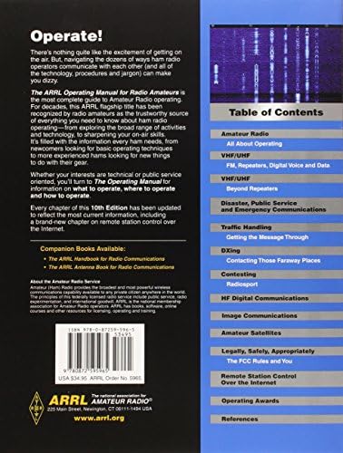 The ARRL Operating Manual For Radio Amateurs by Mark J. Wilson