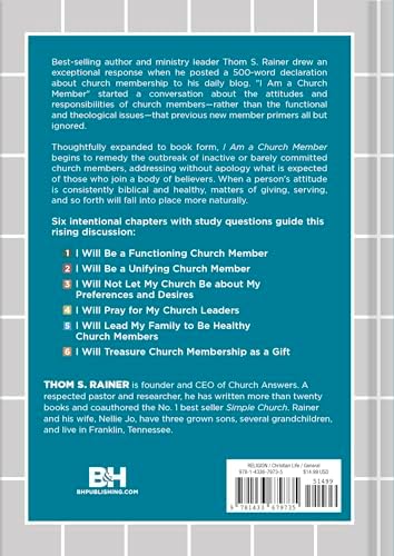 I Am a Church Member: Discovering the Attitude that Makes the Difference by Thom S. Rainer