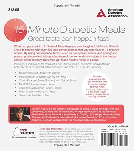 15-Minute Diabetic Meals by Nancy S. Hughes