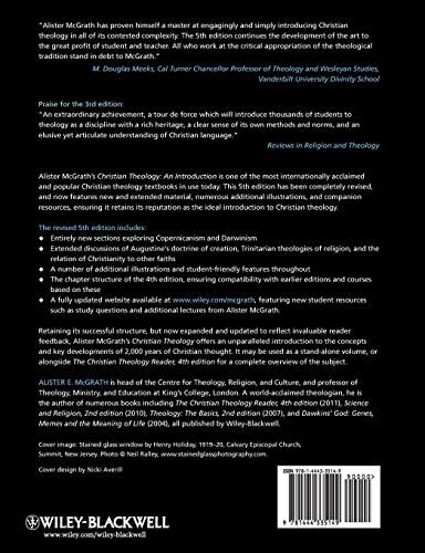Christian Theology: An Introduction by Alister E. McGrath