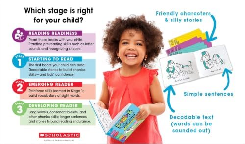 Bob Books - Beginning Phonics Workbook | Phonics, Writing Practice, Ages 4 and up, Kindergarten, First Grade (Stage 1: Starting to Read) by Scholastic
