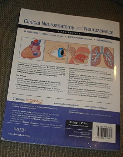 Clinical Neuroanatomy and Neuroscience: With Student Consult Access by Estomih Mtui MD