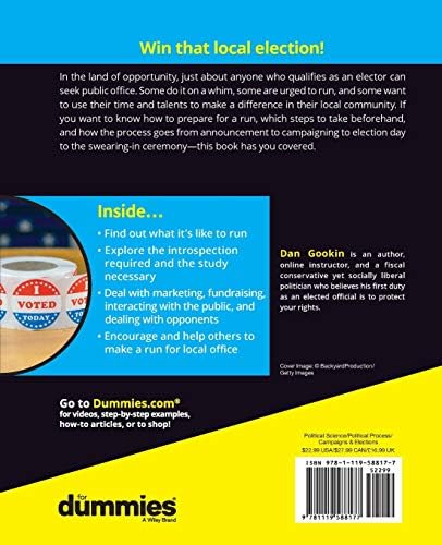 Running For Local Office For Dummies by Dan Gookin