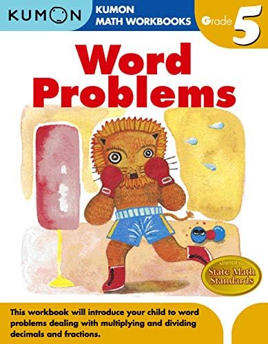 Kumon Grade 5 Word Problems (Kumon Math Workbooks) (Kumon Math Workbooks Grade 5) by Kumon Publishing