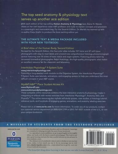 Human Anatomy And Physiology by Elaine Nicpon Marieb