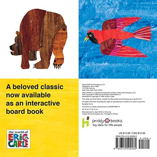 Brown Bear, Brown Bear, What Do You See? Slide and Find (Brown Bear and Friends): An interactive board book edition of the classic Eric Carle picture book by Bill Martin Jr.