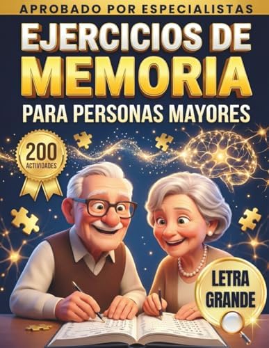 Ejercicios de Memoria para Personas Mayores: Actividades de Estimulación Cognitiva para Entrenar tu Memoria, Combatir el Alzheimer y Mejorar la Concentración (Spanish Edition) by FUN BOOKS PUBLISHER