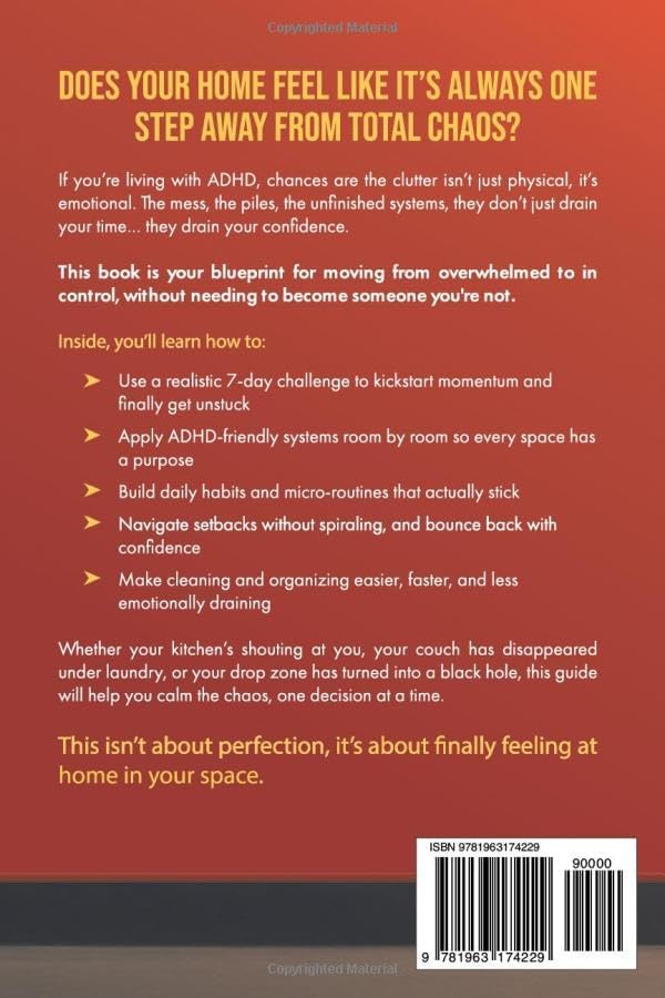 The Adult ADHD Blueprint for Decluttering, Cleaning and Organizing: Take Your Home from Chaos to Control in 7 Days (Overcoming Adult ADHD Challenges) by Amy Harper