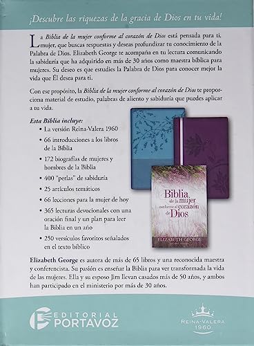 Biblia de la mujer conforme al corazón de Dios (The Bible for a Woman After God's Own Heart): Edición jardín (Spanish Edition) by Elizabeth George
