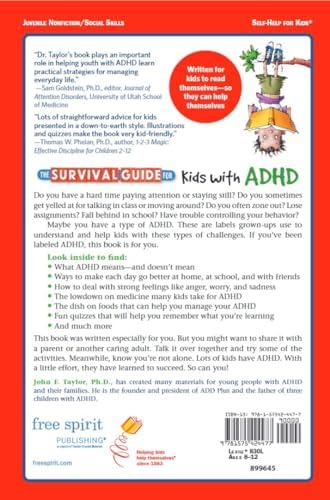 The Survival Guide for Kids with ADHD by John F. Taylor