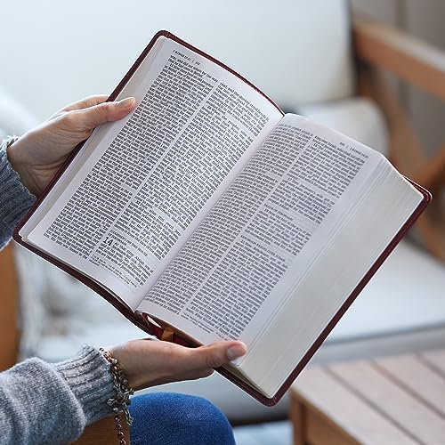 NRSV Large Print Standard Catholic Bible, Red Leathersoft (Comfort Print, Holy Bible, Complete Catholic Bible, NRSV CE): Holy Bible by Catholic Bible Press