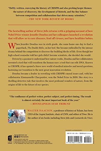The Code Breaker: Jennifer Doudna, Gene Editing, and the Future of the Human Race by Walter Isaacson