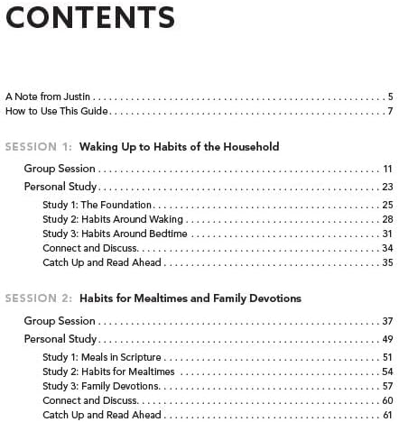 Habits of the Household Bible Study Guide plus Streaming Video: Simple Practices to Help You and Your Family Draw Closer to God by Justin Whitmel Earley